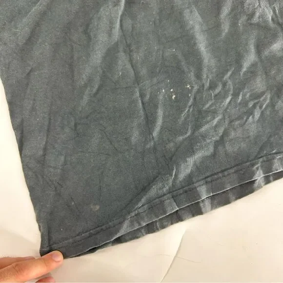 Vintage Carlos Santana Shirt Mens Medium Black Y2K Michael Roman River Of Colors - Picture 8 of 9